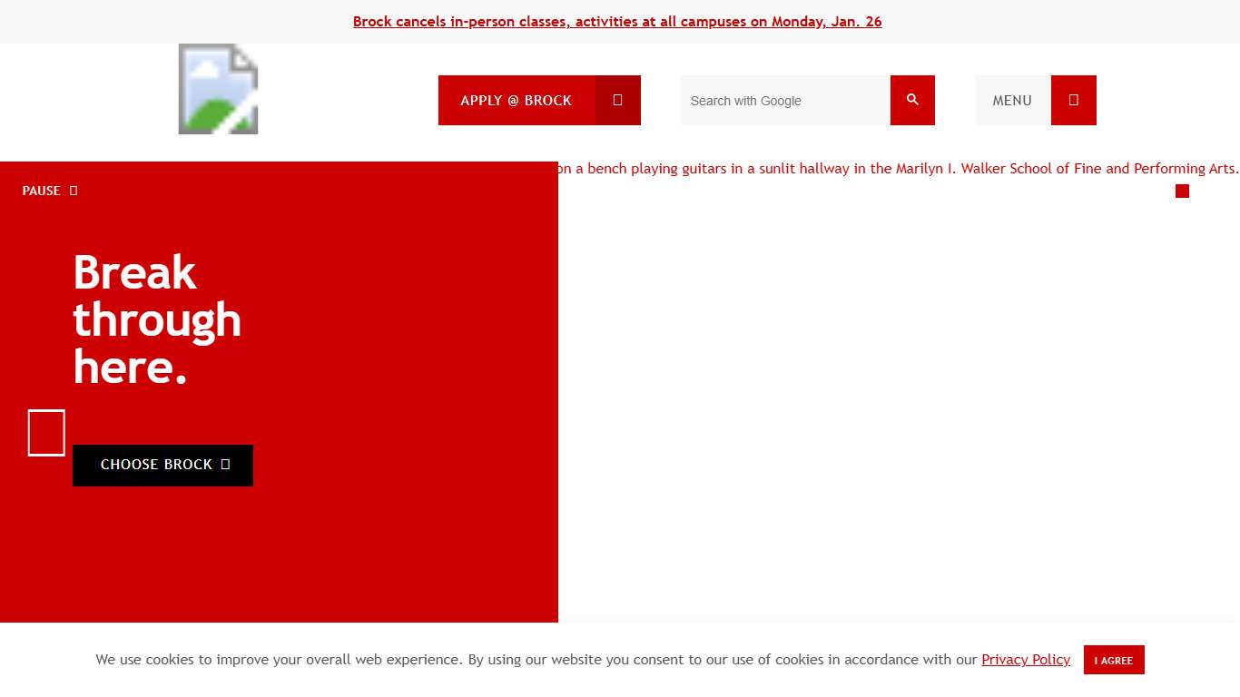 Brock University – Welcome to Brock